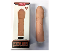 VIP 3 inch Vibrating Penis Extension (Uncut)